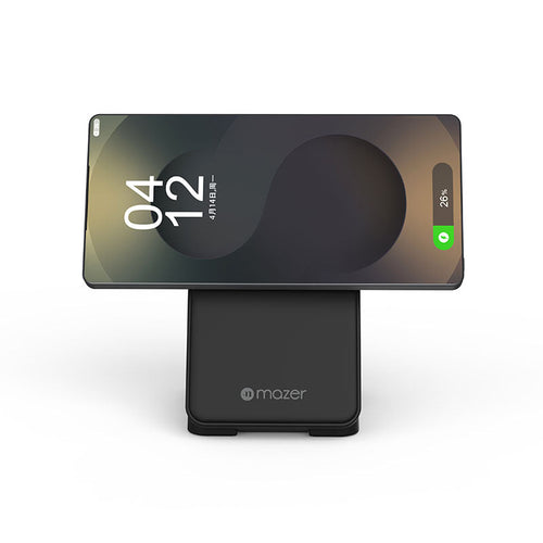 Mazer M-MagFold13S-BK Magnetic 3-in-1 Samsung Foldable Wireless Charging Stand (Black)