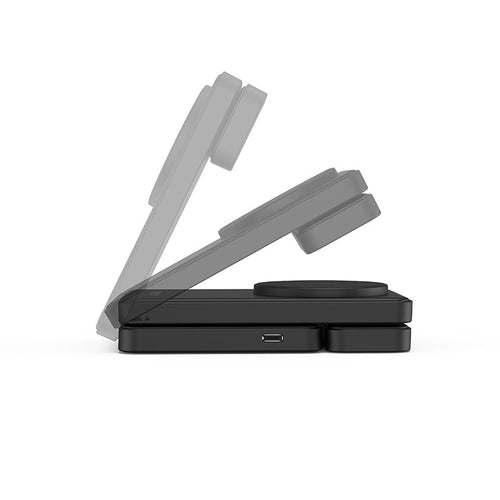 Mazer M-MagFold13S-BK Magnetic 3-in-1 Samsung Foldable Wireless Charging Stand (Black)