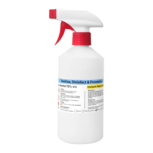 BioAire Sanitize Disinfection 500ML Denatured Alcohol 70%