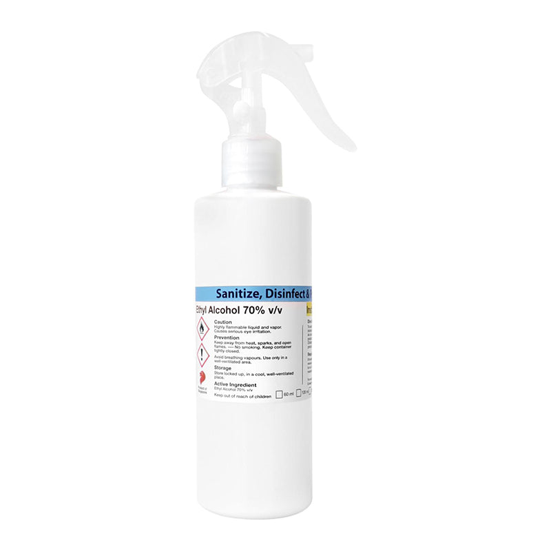 BioAire Sanitize Disinfection 250ML Denatured Alcohol 70%