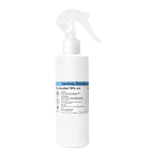 BioAire Sanitize Disinfection 250ML Denatured Alcohol 70%