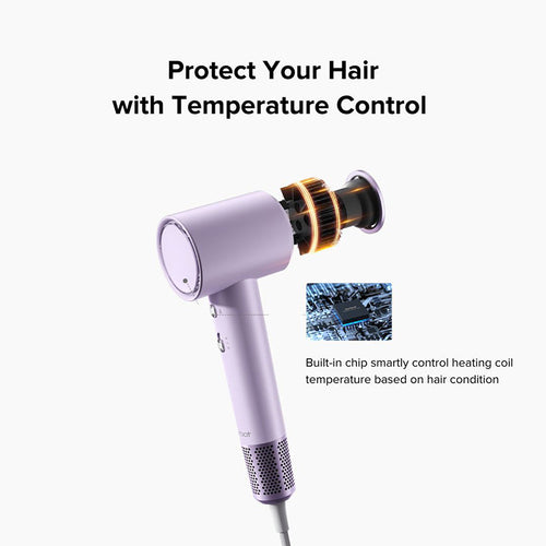 Airbot High Speed Hair Dryer Aria Lite Purple