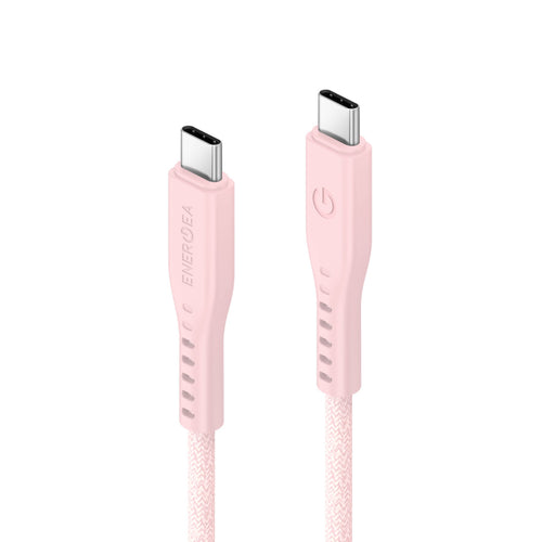 Energea Flow 240W USBC-C 1.5m Cable w Cable Tie (Pink)