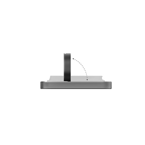 Bazic GoMag Station 3-In-1 Magnetic Fast Wireless Charger with Built-in Apple Watch Charger (Black)