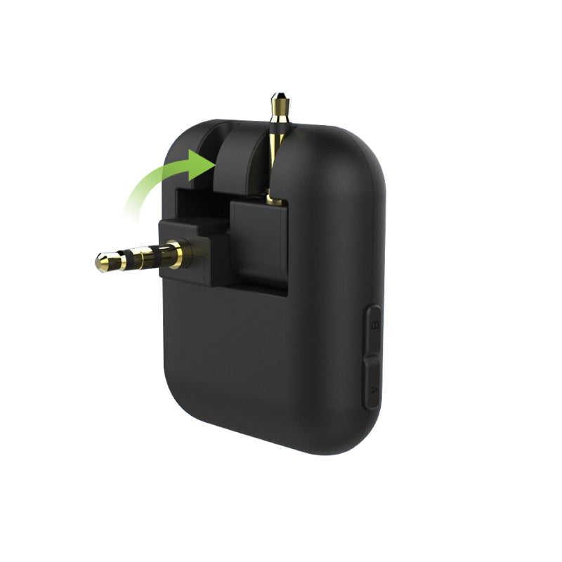 Energea BT-Airlink-Blk Dual Airplane Bluetooth Transmitter (Black)