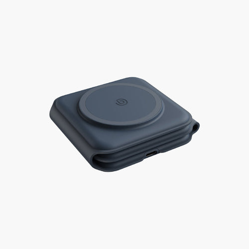 Bazic GoMag Trio Plus-Blue 3-In-1 15W Magnetic Wireless Charging Foldable