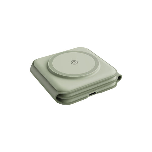 Bazic GoMag Trio Plus-Sage 3-In-1 15W Magnetic Wireless Charging Foldable