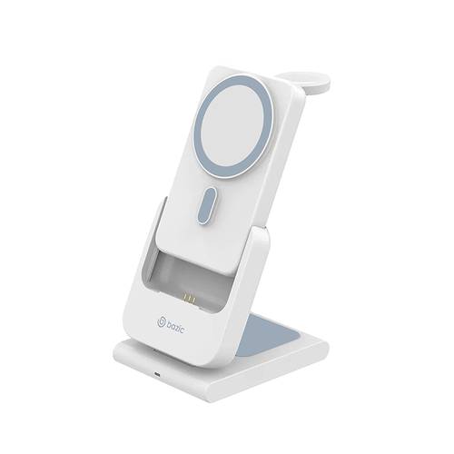 Bazic GoMag Flex Charging Station+10000mAh Powerbank with Built-in Watch Charger