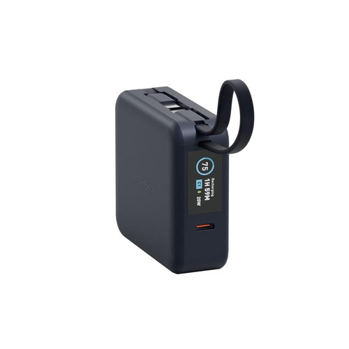 Energea Magpac Mini Plus 10000mAh Magsafe Compatible with Build in C Cable Power Bank (Blue)