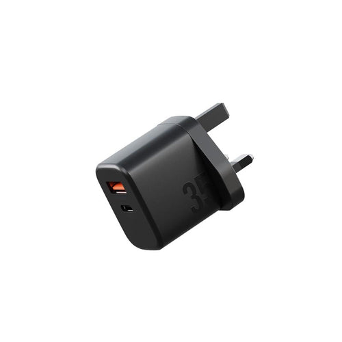 Bazic Goport Velox 1C1A 35W Charger + 60W 1.5M C Cable (Black)