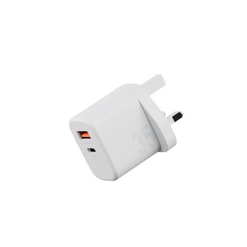 Bazic Goport Velox 1C1A 35W Charger + 60W 1.5M C Cable (White)