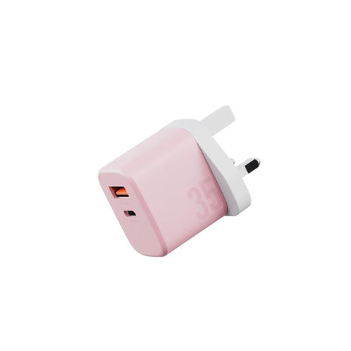 Bazic Goport Velox 1C1A 35W Charger + 60W 1.5M C Cable (Pink)