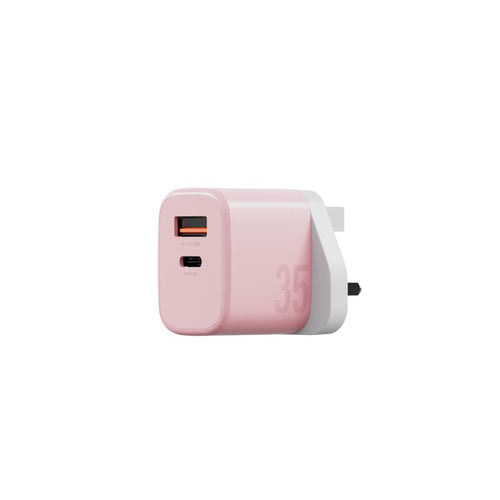 Bazic Goport Velox 1C1A 35W Charger + 60W 1.5M C Cable (Pink)