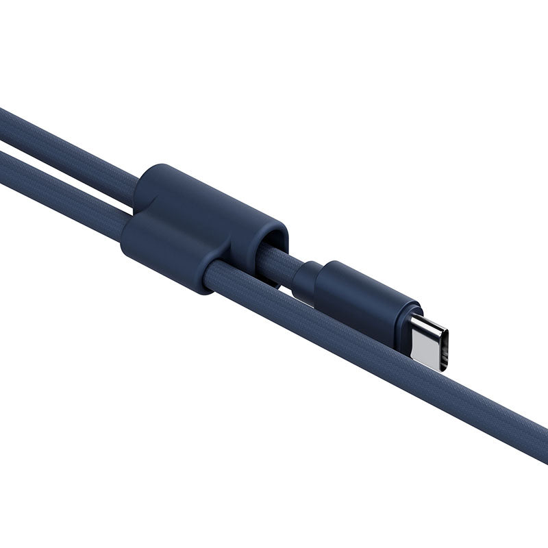 Energea Lasso Lanyard C-C Cable 480Mbps 240W With Lanyard Card 1.5M (Blue)