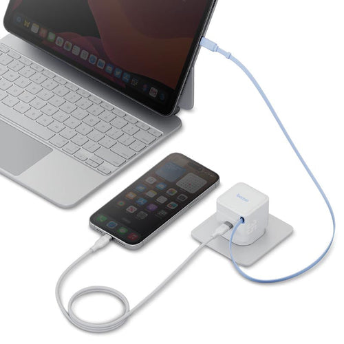 Bazic Retrek 35W-WHT GoPort 1C+1C Retractable Charger White