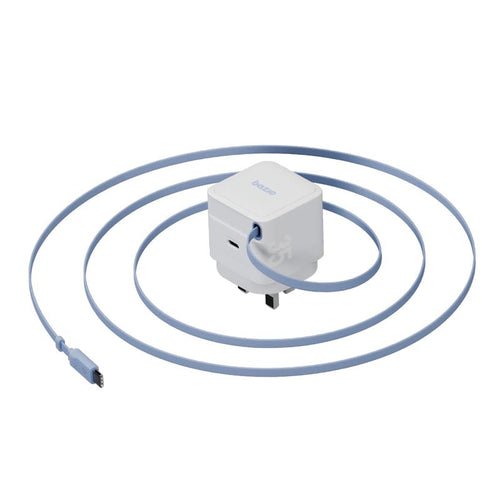 Bazic Retrek 35W-WHT GoPort 1C+1C Retractable Charger White