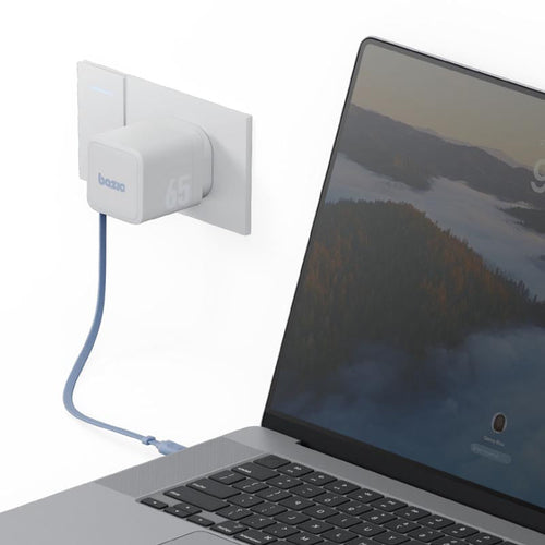 Bazic Retrek 65W-WHT GoPort 1C+1C Retractable Charger White