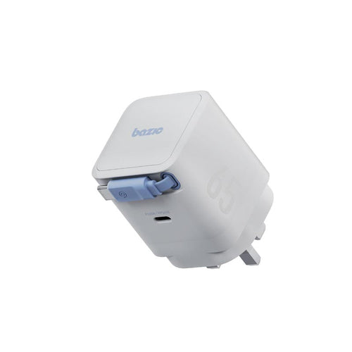 Bazic Retrek 65W-WHT GoPort 1C+1C Retractable Charger White
