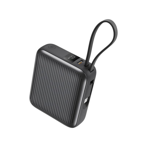 Energea Integra Mini 35 PD35W 10000Mah Powerbank With Built In USB-C Cable (Gunmetal)