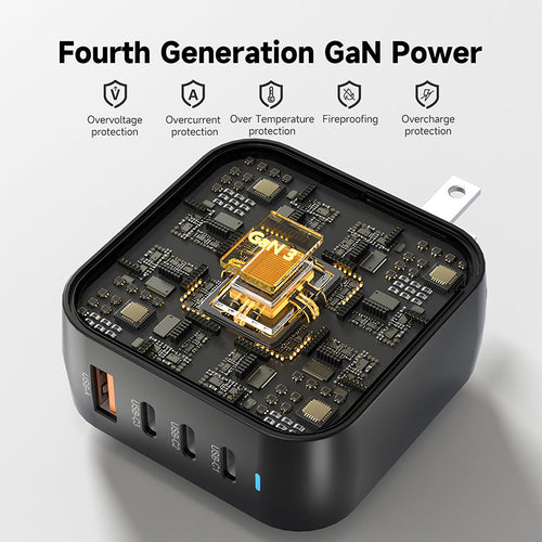 Griffin PowerBlock 100W GaN Wall Charger (Travel Ready)