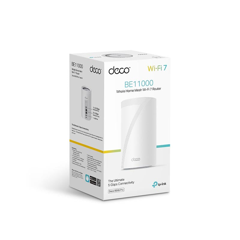 TP-Link Deco BE65 Pro BE11000 Home Mesh Wi-Fi 7 System (2-Pack)