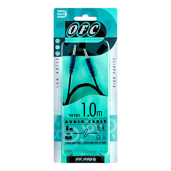 Daiyo 3.5mm Stereo Aux Cable 1.0M TA781
