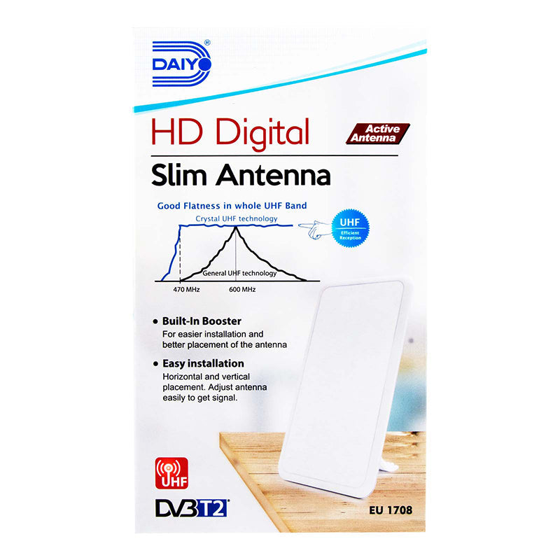 Daiyo Digital Indoor Slim Active Antenna EU1708