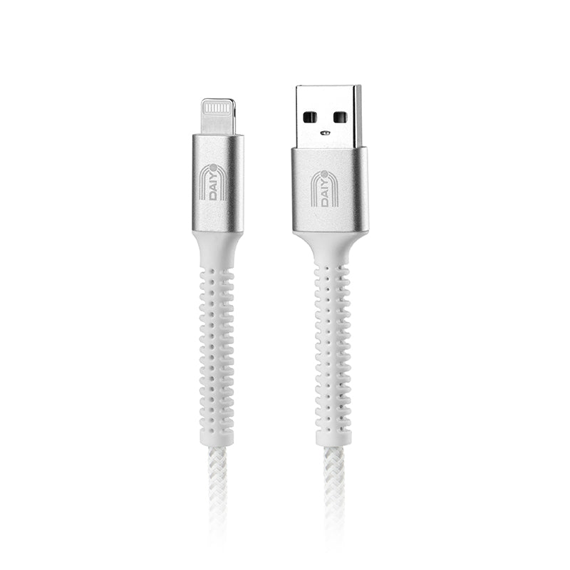 Daiyo USB-A To Lightning 1.5m Cable (White)