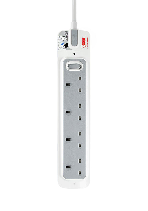 Daiyo DE 364 4Way 2M Master Switch Socket Strip with Surge