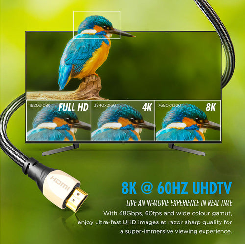 Daiyo 8K UHS HDMI Cable 2.1 Version 3M SC6363