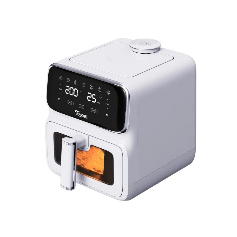 Toyomi AF5579ST-WH 5.5L Steam Air Fryer (White)