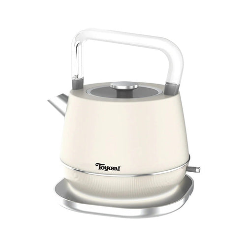 Toyomi WK1788-WH 1.7L Classic Cordless Electric Kettle (White)