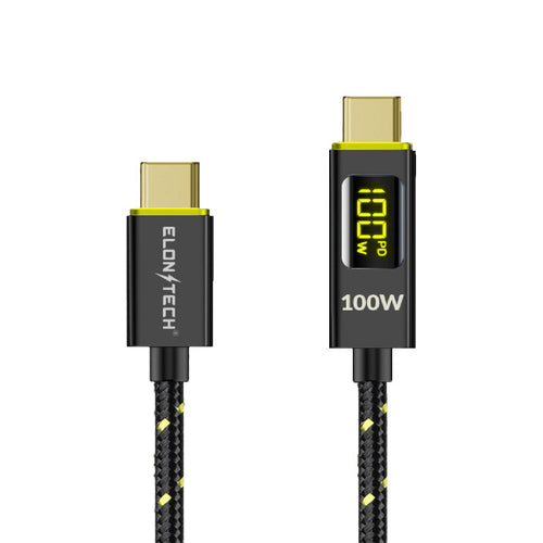Elonxtech 100W LED Display USB C-C Cable (0.25M)