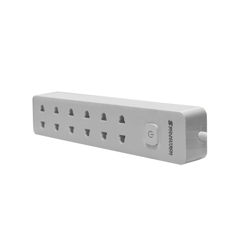 SoundTeoh PS-62W 6W 2P Power Socket 2M (White)