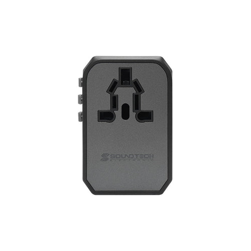 Soundteoh TA-345 45W Travel Adaptor W/2 USB-A + 2 USB-C
