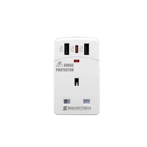 SoundTeoh PP-19SU Multiway Adaptor With Power Indicator Light