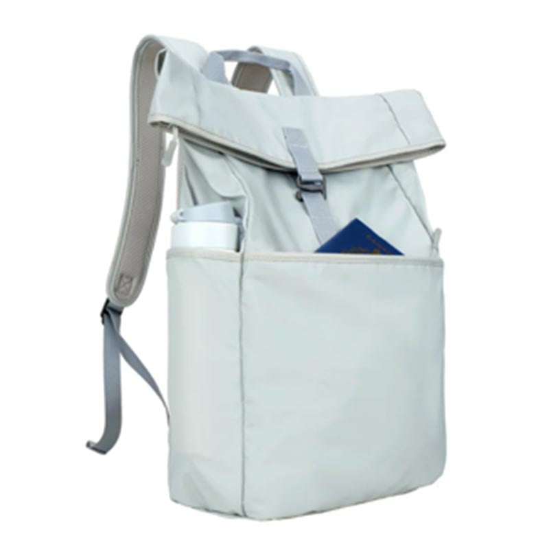 Agva LTB397 14.1inch Rollable Travel Laptop Backpack, Grey