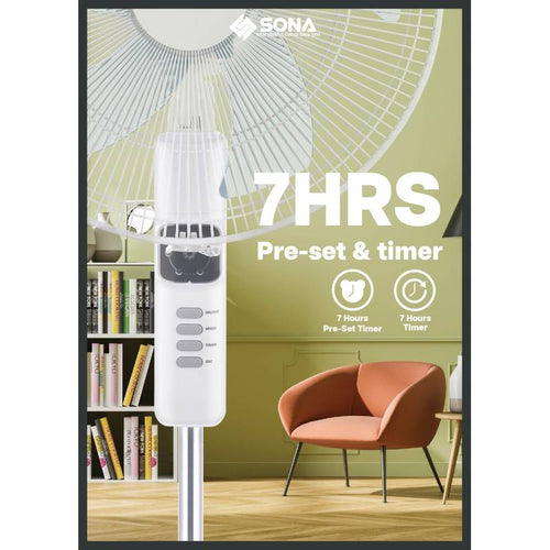 Sona SFS1184DC 16-inch Remote DC Stand Fan