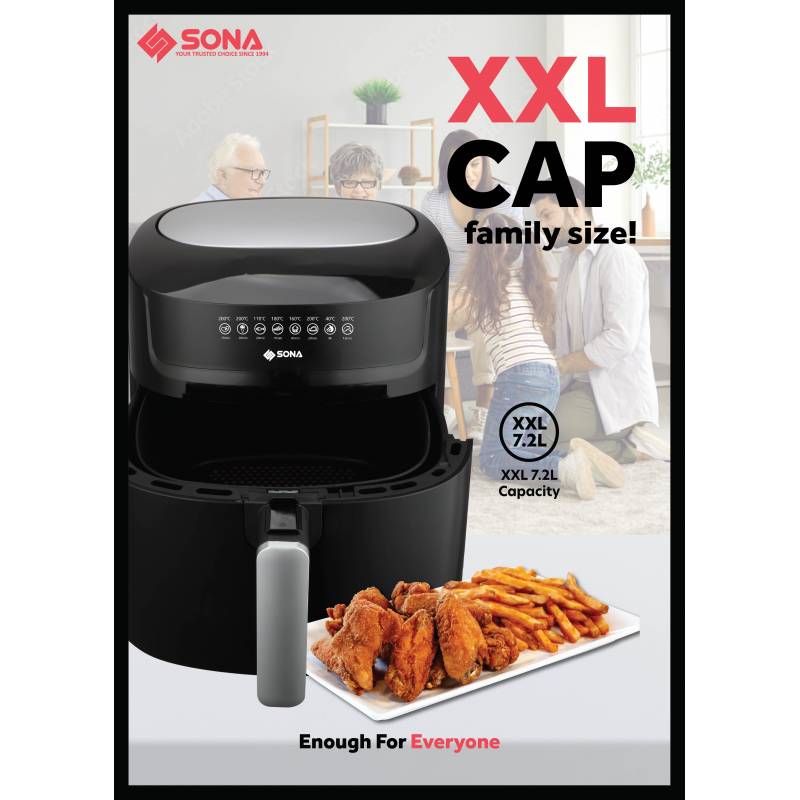 Sona SFR 2778 7.2L Digital Air Fryer
