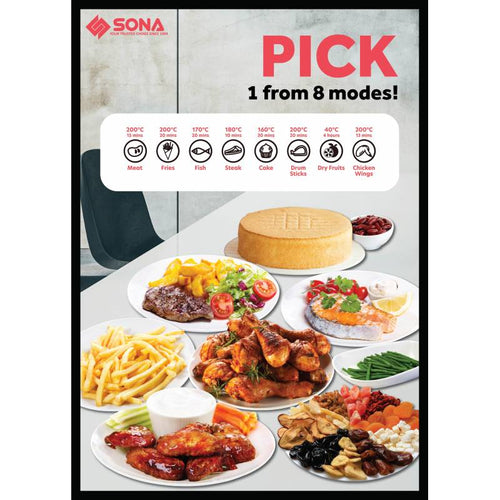Sona SFR 2778 7.2L Digital Air Fryer