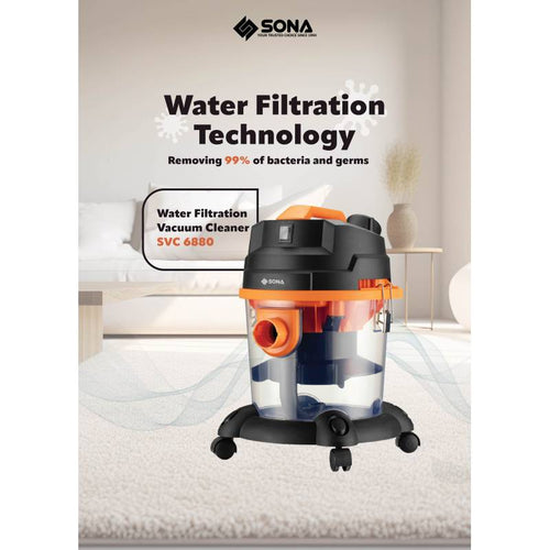 Sona SVC6880 Water Filtration Vacuum Cleaner