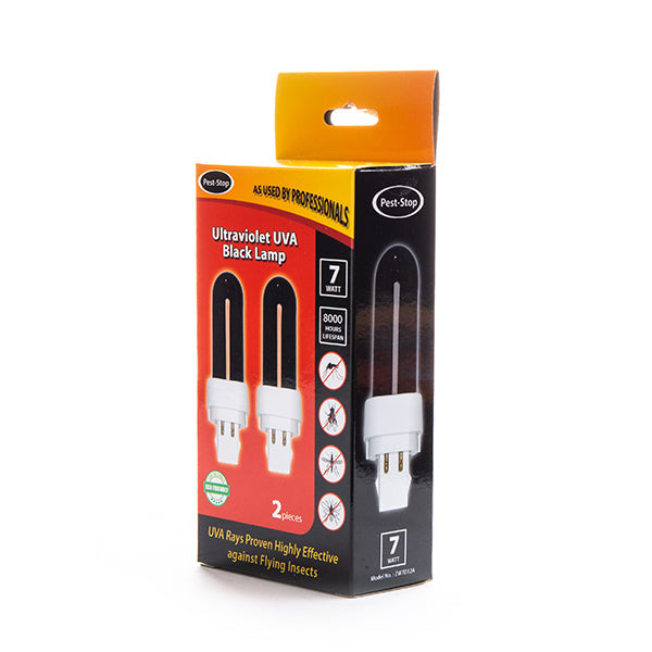 PestStop ZW7D12A 7W UVA Black Light (Pack of 2)