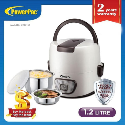 PowerPac PPRC113 Electric Lunch Box 1.2L [Backorder]