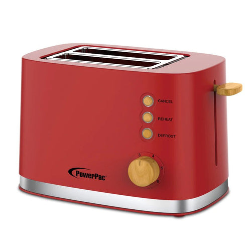PowerPac PPT05 Bread Toaster  (Red)