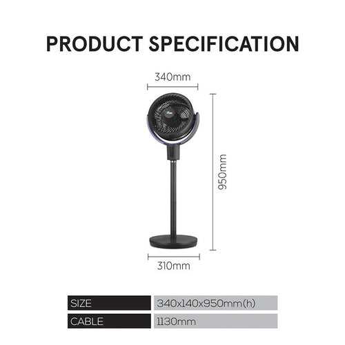 iFan IF7456 DC Air Circulator 36-Speed