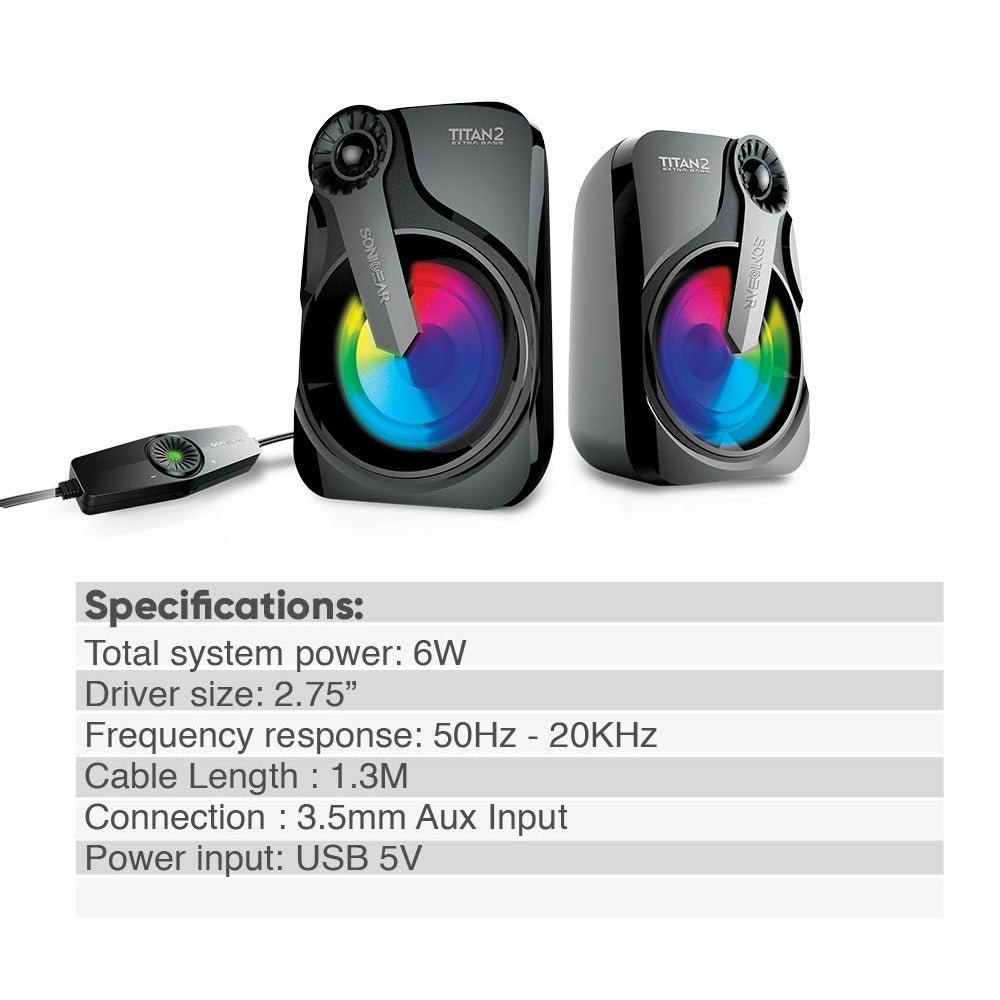 SonicGear Titan 2 2.0 Speaker