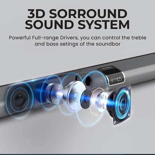 SonicGear Studiobar 3000 + Subwoofer + Mic