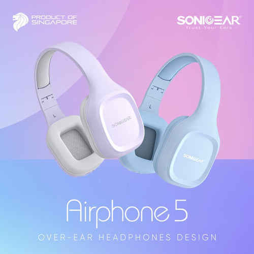 SONICGEAR AIRPHONE 5 BT Headphone Indigo