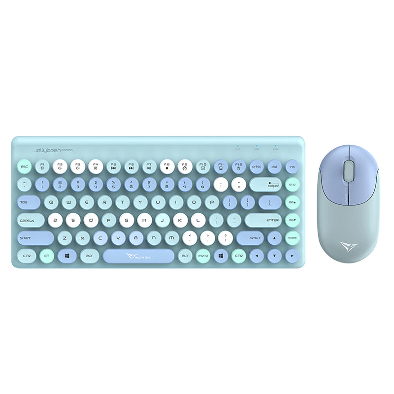 Alcatroz JellyBean A3000 Wireless Keyboard and Mouse Combo (Aqua)