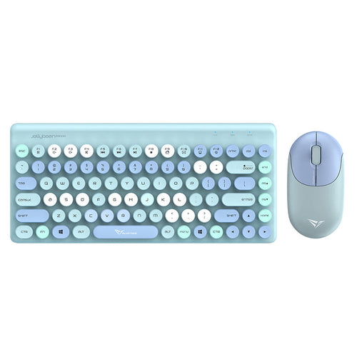 Alcatroz JellyBean A3000 Wireless Keyboard and Mouse Combo (Aqua)
